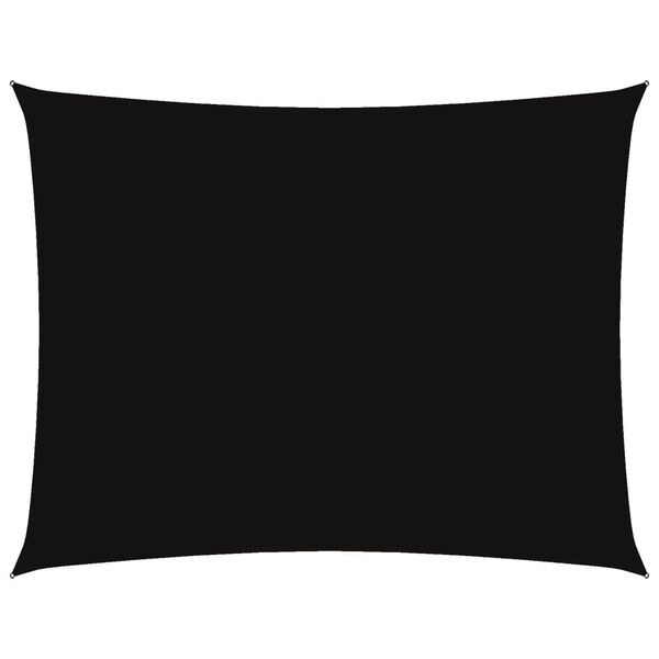 vidaXL Jedro protiv sunca od tkanine Oxford pravokutno 6 x 8 m crno