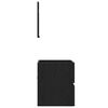 vidaXL Kupaonski ormar Crni hrast 41 x 38,5 x 45 cm Konstruirano drvo