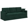 vidaXL Sofa 2 pcs Tamnozelena 198 x 78 x 80 cm Bar&scaron;un