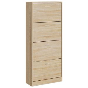 vidaXL Ormarić za cipele boja hrasta 63x24x147 cm konstruirano drvo