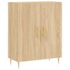 vidaXL Komoda boja hrasta sonome 69,5x34x90 cm od konstruiranog drva