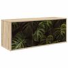 vidaXL TV ormar za montažu na zid ELBURG 102 x 33 x 40 cm Hrast sonoma