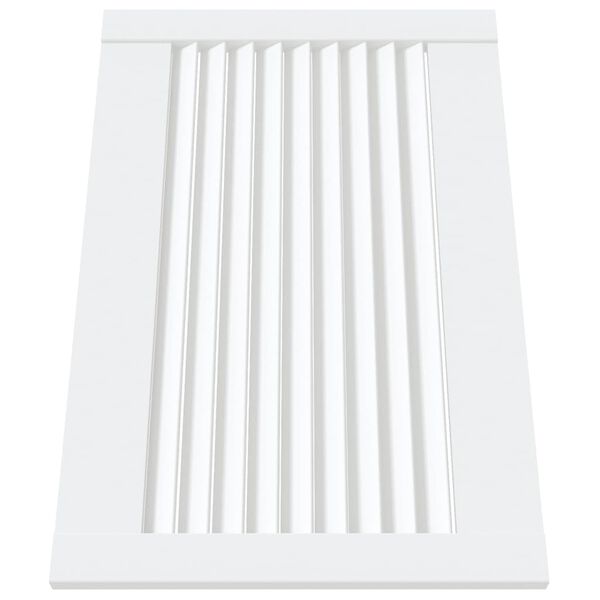 vidaXL Vrata za ormarić re&scaron;etkasti dizajn bijela 39,5x59,4 cm borovina