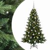 vidaXL Umjetno božićno drvce s kuglicom 120 cm 150 LED lampica