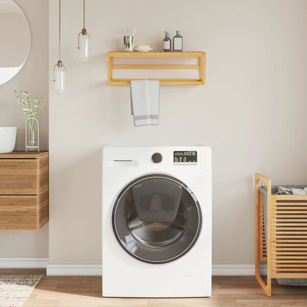 vidaXL Polica za ručnike zidna 60 x 25 x 20 cm od bambusa