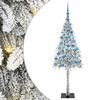 vidaXL Božićno drvce s 300 LED svjetlima Bijelo 180 cm PE i čelik