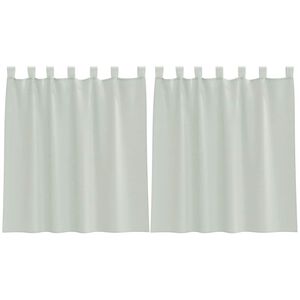 vidaXL Voile zavjese s petljama 2 kom svijetlo sive 140x140 cm