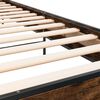 vidaXL Okvir kreveta boja hrasta 75 x 190 cm konstruirano drvo i metal