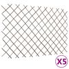 vidaXL Re&scaron;etkaste ograde od vrbe 5 kom 180 x 120 cm