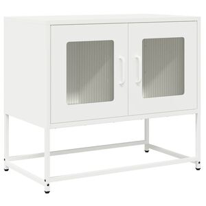 vidaXL TV ormarić bijeli 68x39x60,5 cm hladno valjani čelik