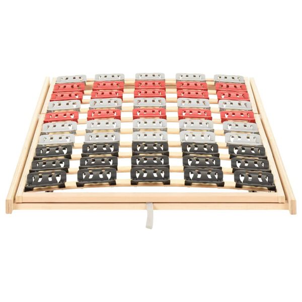 vidaXL Podnica za krevet s 12 letvica podesivo uzglavlje/dno 70x200 cm