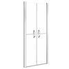 vidaXL Vrata za tu&scaron;-kabinu prozirna ESG 81 x 190 cm