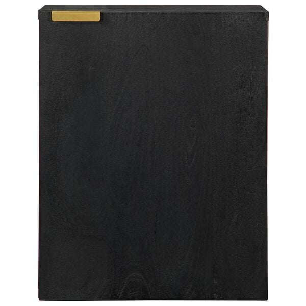 vidaXL Kupaonski viseći ormarić crni 38x33x48 cm od konstruiranog drva