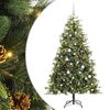vidaXL Umjetno Drvo za Božić s &Scaron;i&scaron;arkama Zelena 180 cm