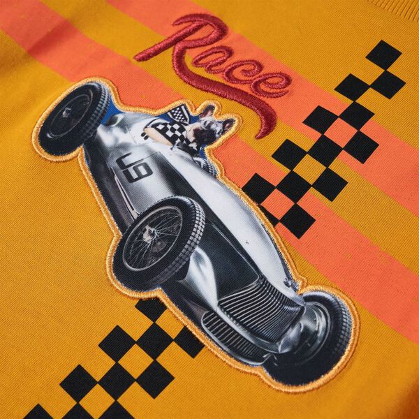 Dječja majica dugih rukava oker 104