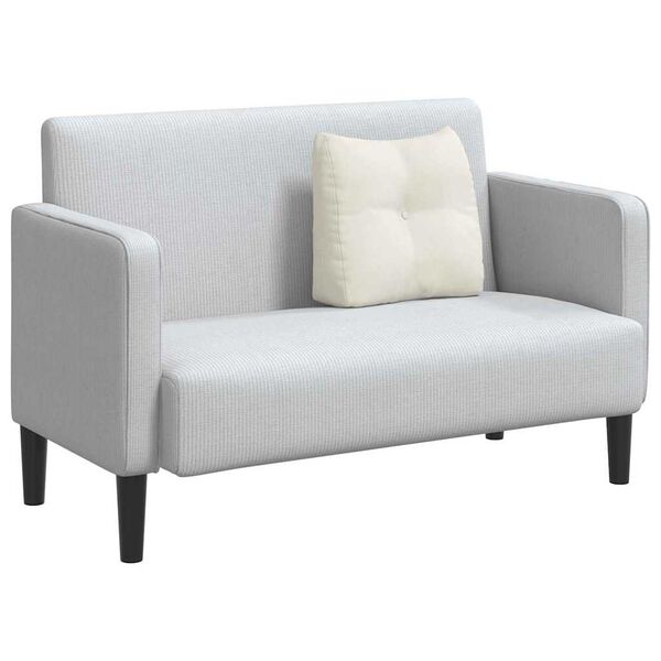 vidaXL Jastuk za leđa Krema 45 x 24 x 50 cm Baršun