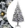 vidaXL Umjetno božićno drvce Bijelo 240 cm PVC i Čelik i Plastika