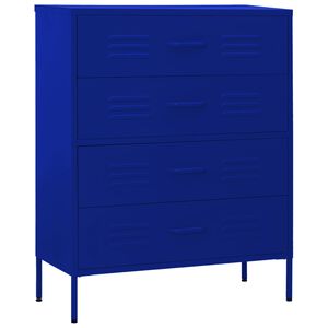 vidaXL Ladičar modri 80 x 35 x 101,5 cm čelični