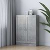 vidaXL Ormarić za knjige boja betona 82,5x30,5x115cm konstruirano drvo