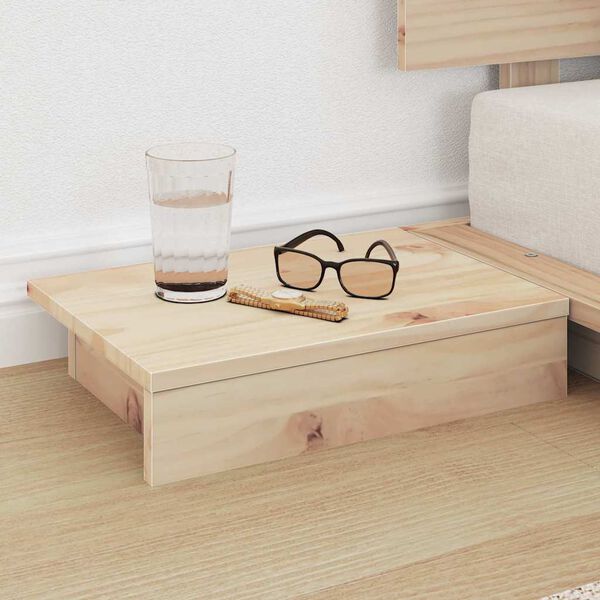 vidaXL Krevetna konstrukcija Smeđa 75 x 190 cm boja drva