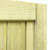 vidaXL Vrtna vrata od impregnirane borovine 100 x 100 cm
