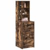 vidaXL Highboard Dimljeni hrast 40 x 41 x 135 cm Konstruirano drvo