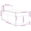vidaXL Box spring krevet s madracem tamnozeleni 100x200 cm bar&scaron;unasti