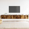 vidaXL 3-dijelni set TV ormarića boja dimljenog hrasta drveni