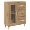 vidaXL Highboard Umjetnički hrast 69,5 x 34 x 180 cm Konstruirano drvo