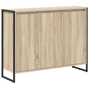 vidaXL Pomoćni ormarić Sonoma 96,5 x 30 x 75 cm Konstruirano drvo