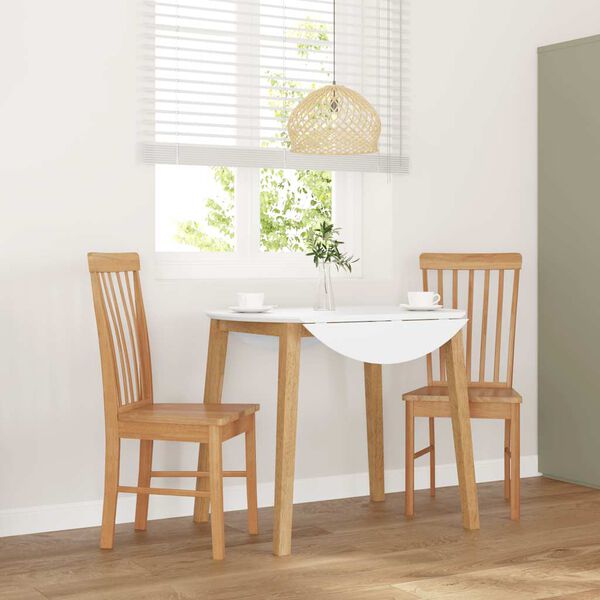 vidaXL Blagovaonske stolice 2 kom Puna drvena guma