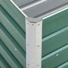 vidaXL Povišena vrtna gredica od pocinčanog čelika 240x40x77 cm zelena