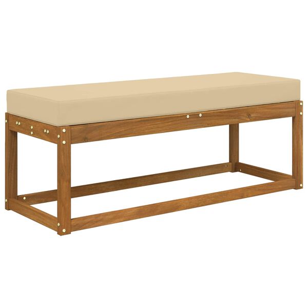 vidaXL Jastučić za sjedenje na otvorenom Bež 115 x 40 x 8 cm