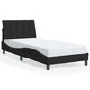 vidaXL Okvir za krevet bez madraca Hanko crni 90x200 cm bar&scaron;unasti