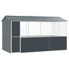vidaXL Kavez za ptice Antracit 410 x 210 x 230 cm Cinkani čelik