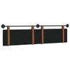 vidaXL Držeće uzglavlje Zidne Crna 210 x 55 x 5 cm Antikni PU
