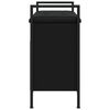 vidaXL Klupa za cipele crna 65,5x32x57,5 cm od konstruiranog drva