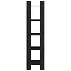 vidaXL Ormarić za knjige / pregrada crni 41x35x160 cm od borovine
