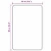 vidaXL Prostirka protiv klizanja Tirkizna 60 x 90 cm PP