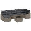 vidaXL Set sofe s jastukom 8 pcs poliratan