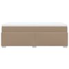 vidaXL Krevet s oprugama i madrac cappuccino 80x200 cm od umjetne kože