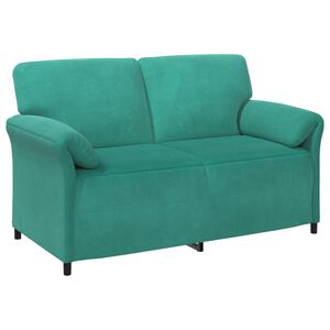 vidaXL Sofa za dvije osobe Tirkizna 158 x 83 x 95 cm Bar&scaron;un
