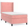 vidaXL Box spring krevet s madracem ružičasti 80 x 200 cm bar&scaron;unasti