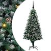 vidaXL Umjetno božićno drvce Zelena 150 cm PVC i Čelik i Plastika