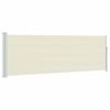 vidaXL Uvlačiva bočna tenda za terasu 100 x 314 cm krem