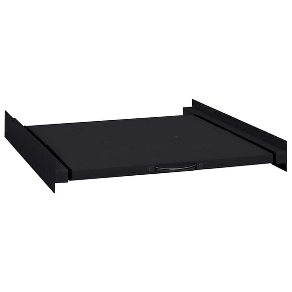 vidaXL Polica za Pranje Rublja Crna 60 x 60 x 8 cm Čelik