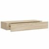 vidaXL Zidna polica s ladicom boja hrasta 60 x 23,5 x 10 cm MDF