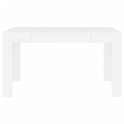 vidaXL Blagovaonski stol bijeli 140 x 74,5 x 76 cm konstruirano drvo