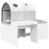 vidaXL Krevet s Tunnels 4 pcs Artisian hrast i bijela