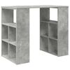 vidaXL Stol Betonski sivi Konstruirano drvo 90 x 50 x 75 cm